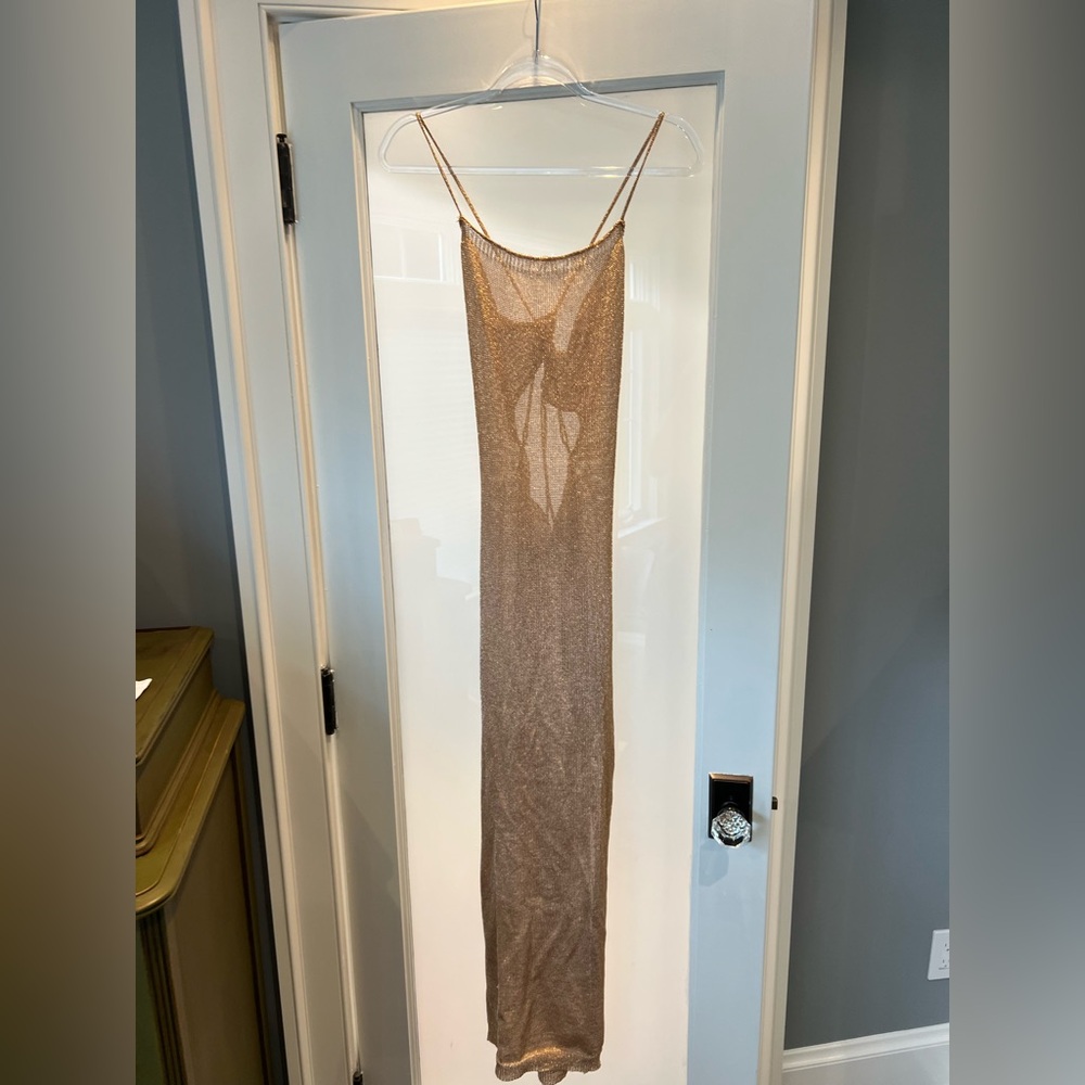 Lovers + Friends Bronze Knit Dress